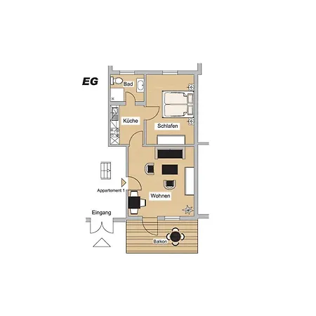Appartement Bertha *